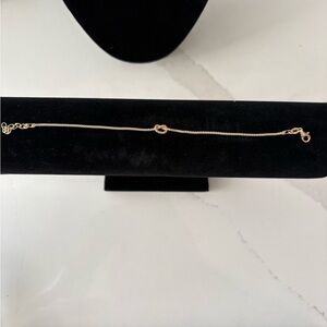 Gold over 925 Sterling Silver Bracelet